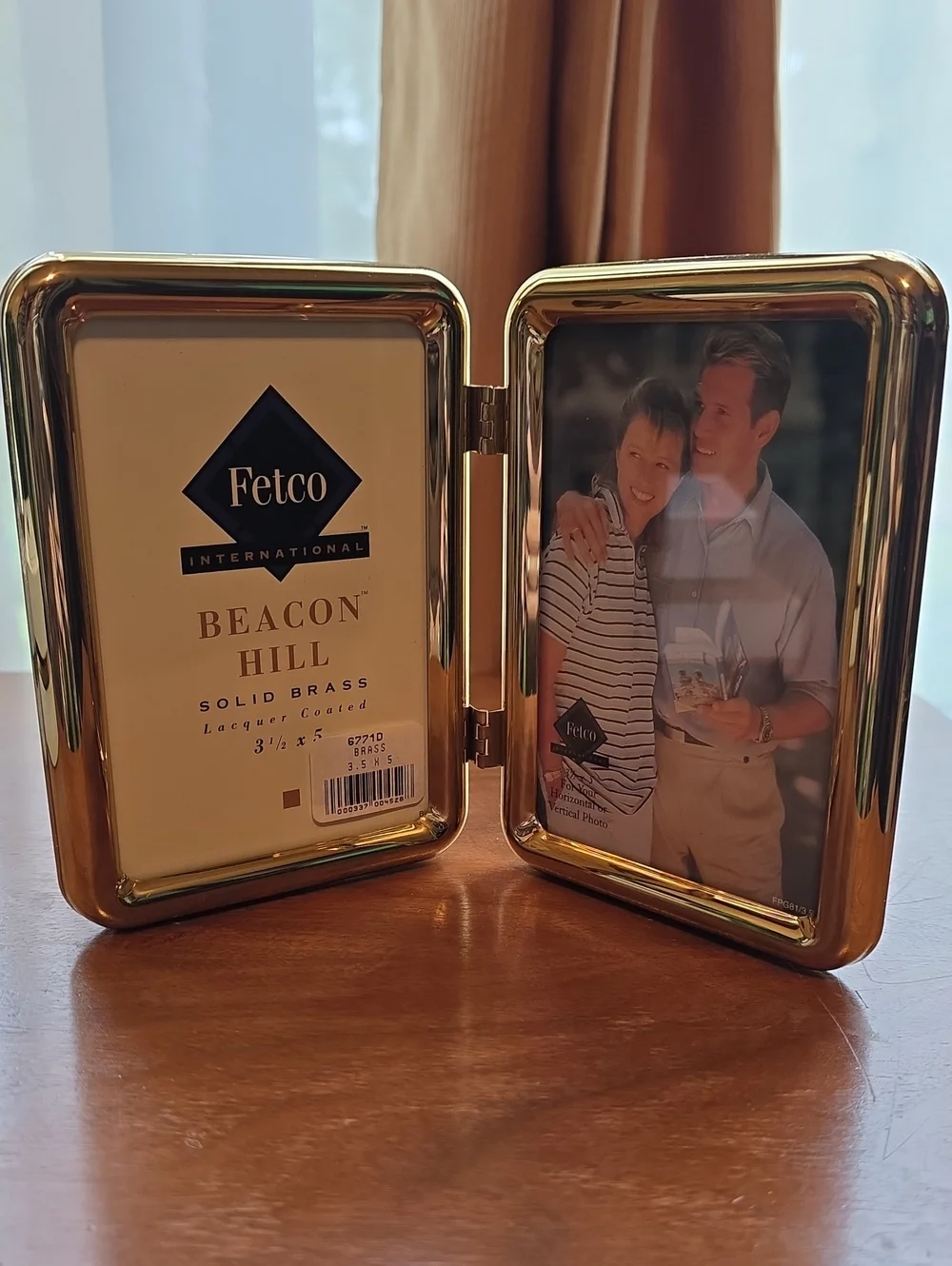 BOGO - New Solid Brass Picture Frames. One 5x7 & the other is 3.5x5 double frame